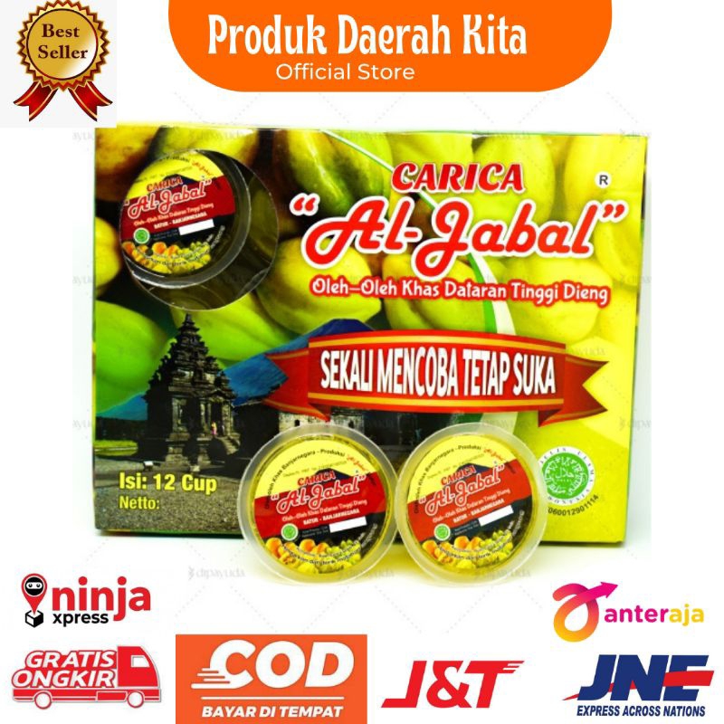 Jual Carica Al Jabal Asli Dieng 1200gr Manisan Carica Oleh Oleh Khas