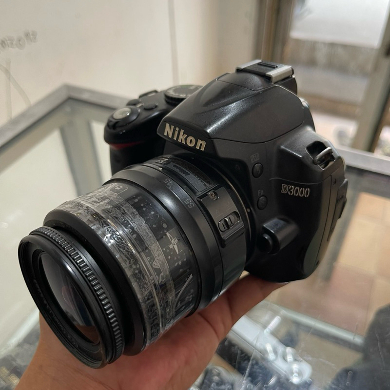Jual kamera nikon D3000 + kit 18-55mm | Shopee Indonesia