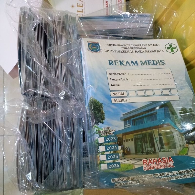 Jual [min. 1.000] Cetak MAP REKAM MEDIS / Map Folder Rumah sakit ...
