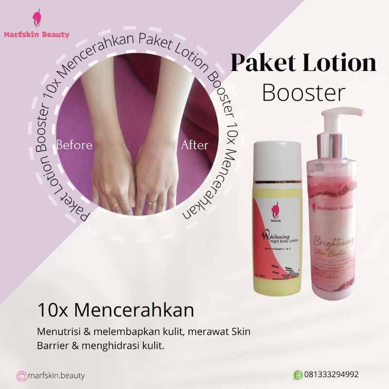 Jual PAKET LOTION BOOSTER 10X MENCERAHKAN Shopee Indonesia