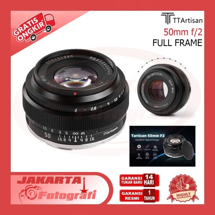 Jual TTArtisan 50mm f2 Lens for Canon EF-M (FULL FRAME ) | Shopee Indonesia