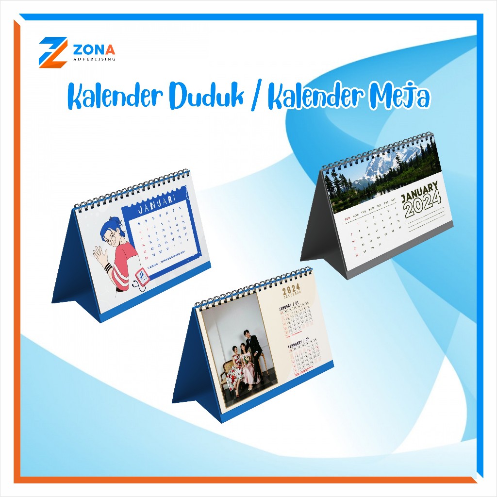 Jual KALENDER DUDUK 2024 / KALENDER MEJA / KALENDER DUDUK CUSTOM FOTO ...