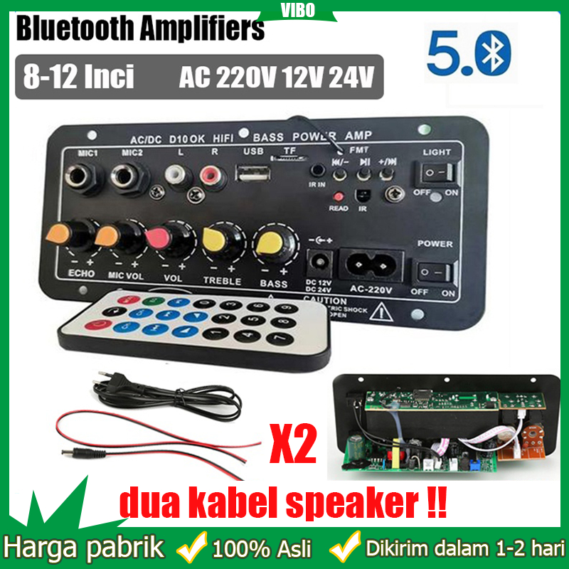 Jual 400W Amplifier Board 8-12 Inci Bluetooth Amplifiers HIFI BASS