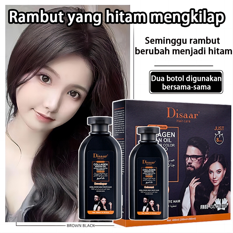 Jual Sampo penghitam rambut uban Shampo penghitam rambut uban Semir ...