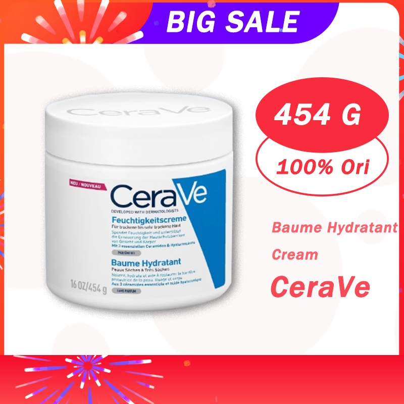 Jual CeraVe Moisturising Cream 454g Baume Hydratant For Dry to Very Dry ...