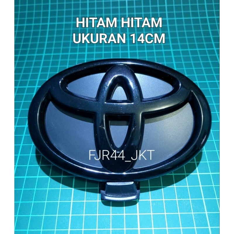 Jual Emblem Logo Grill Depan Toyota Ukuran Cm All New Logo Toyota Avanza Cayla Ayla All New