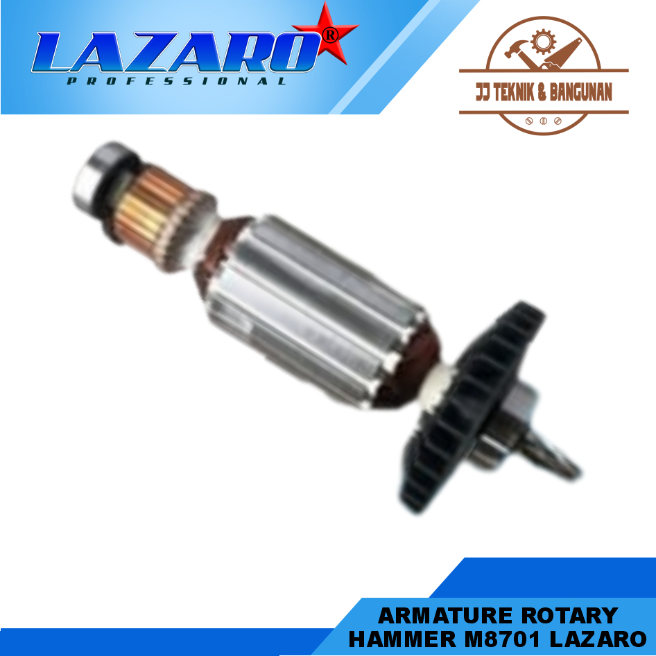 Jual Sparepart Kompresor Armature Rotary Hammer M8701 Lazaro | Shopee ...