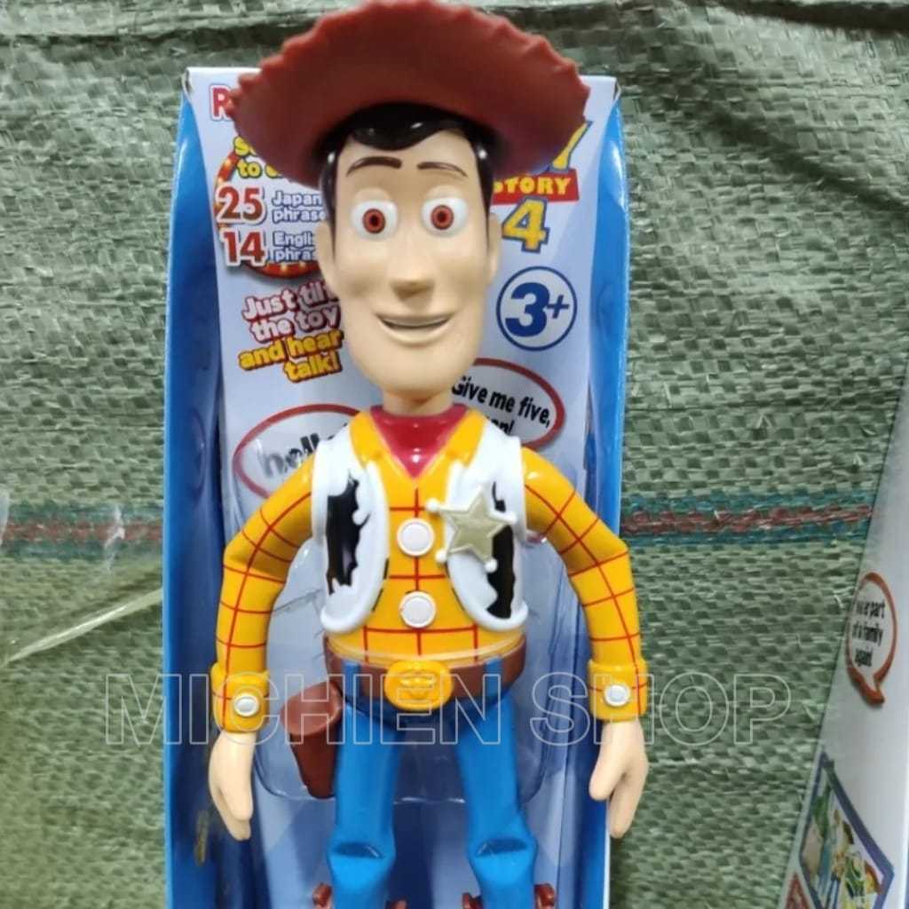 Jual Action Figure Toy Story 4 Talking Woody By TAKARA TOMY | Shopee ...