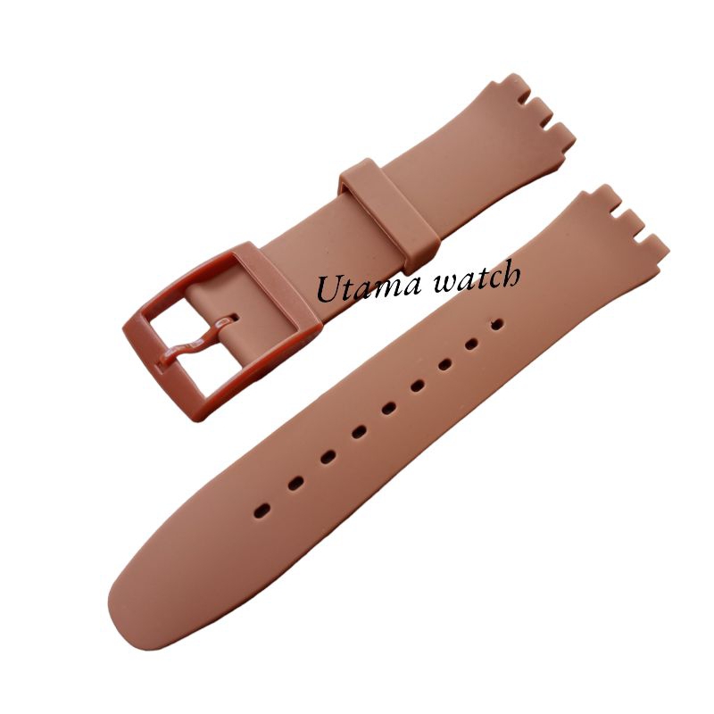 Tali Strap Jam Swatch Original Oem Strap Swatch 19mm Strap jam Swatch Irony New Gent banyak warna