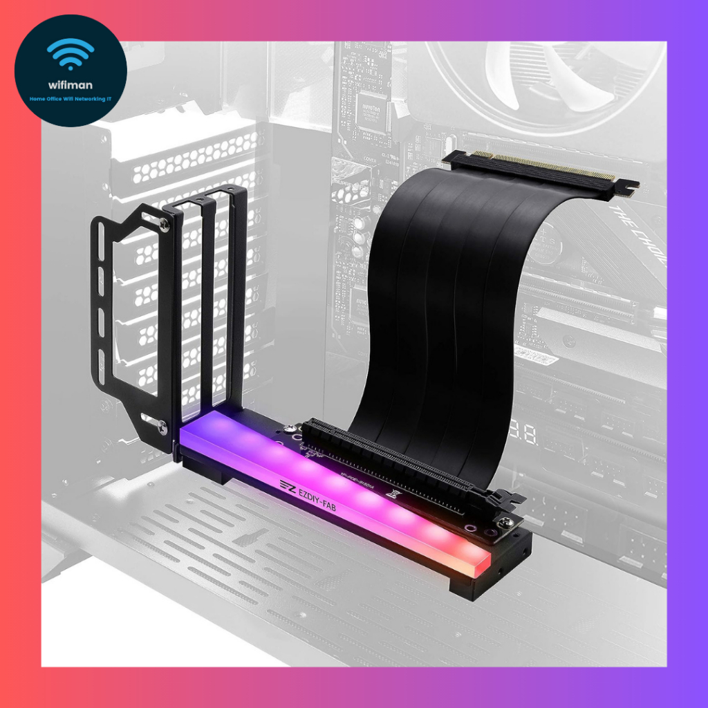 Jual EZDIY ARGB Vertical GPU Mount PCIe Gen 3.0 VGA RTX Gen3 Hitam ...