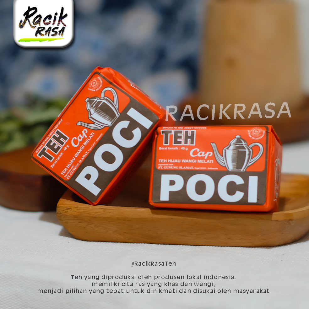 Jual RACIK RASA |[ ECERAN ] TEH CAP POCI COKLAT MERAH 40 GRAM TUBRUK ...