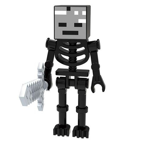 Jual Mini figure Minecraft Skeleton Black | Shopee Indonesia