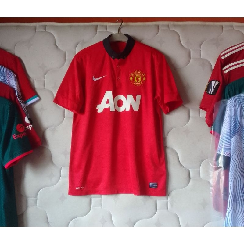 Jual JERSEY MAN.UTD 2014ORIGINAL M Shopee Indonesia