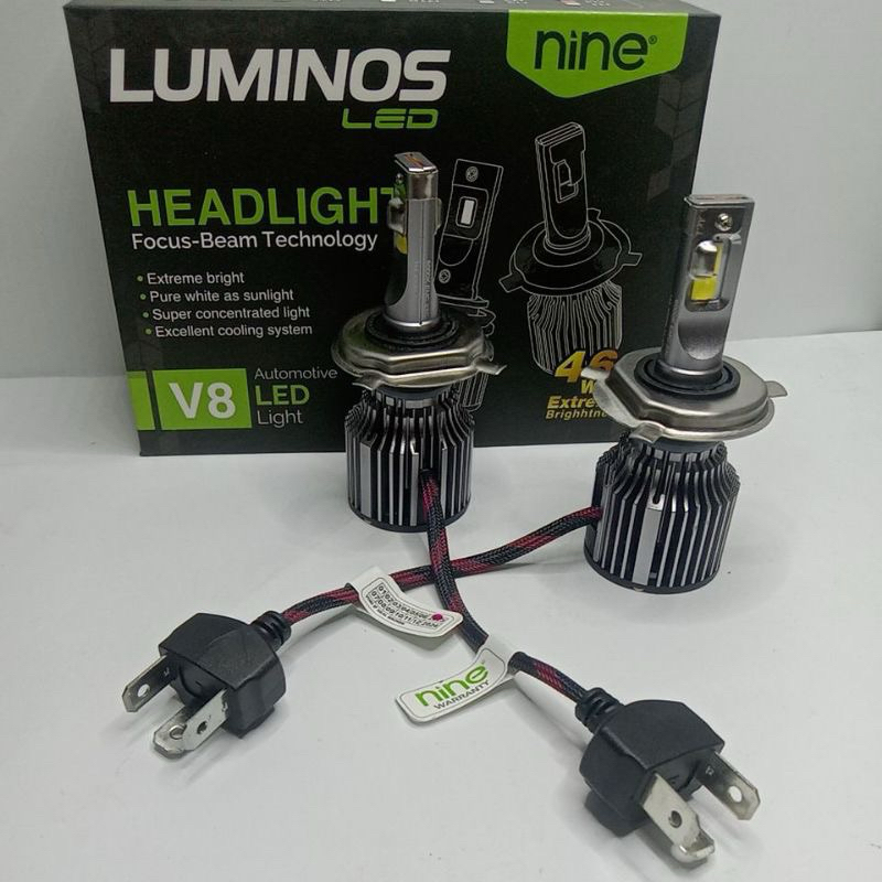 Jual Nine Luximos Led Lampu Utama Mobil V H H Hb Hb H Satu Warna Cahaya Putih Watt