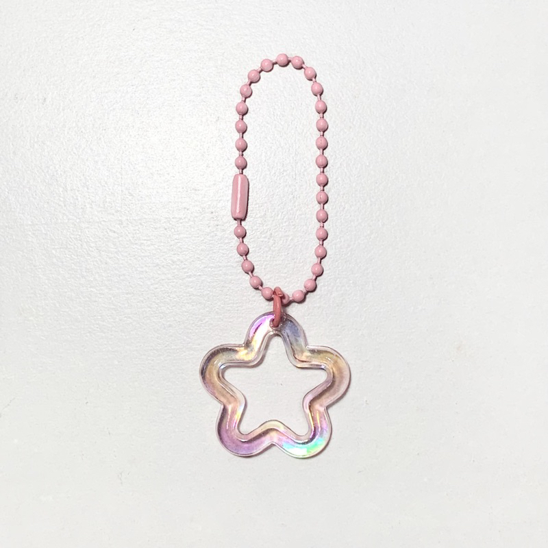 Jual Keychain Acrylic Gantungan Kunci Bintang Star Love Hati | Shopee ...