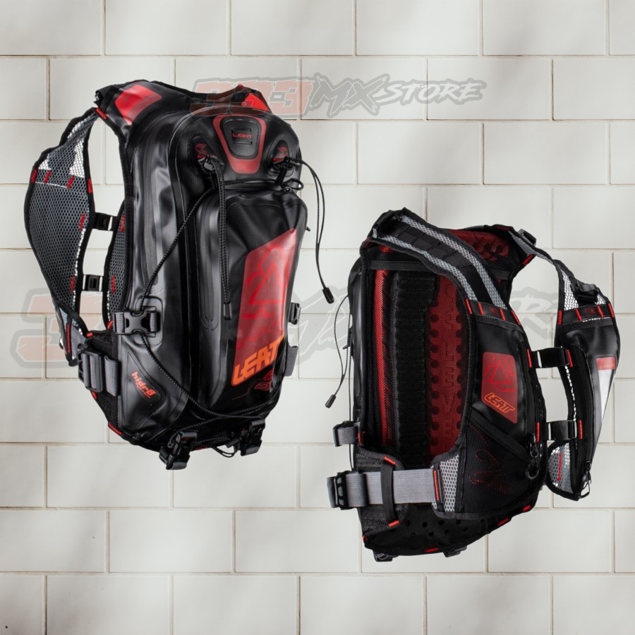 Jual Hydration Leatt MTB HydraDri WP 2.0 Backpack Black Flame Tas