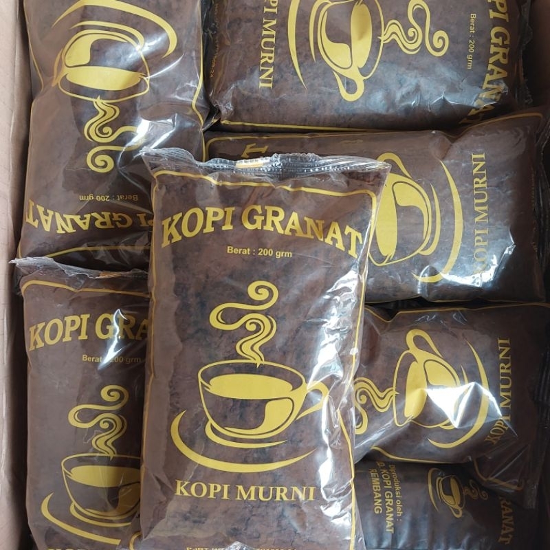 Jual Kopi Lelet Kopi Granat Kopi Lasem Kemasan 200 Gram Kopi