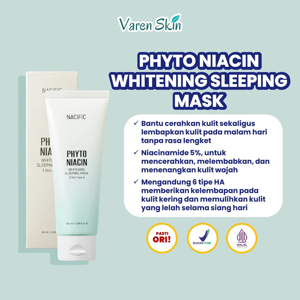Jual NACIFIC Phyto Niacin Whitening Sleeping Mask 100ml Shopee Indonesia