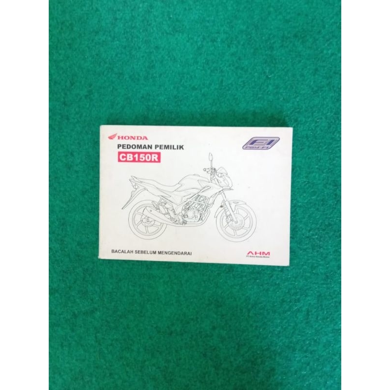 Jual Buku Manual Pedoman Pemilik Honda CB150R Shopee Indonesia
