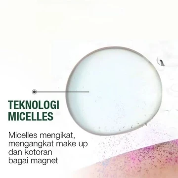 Garnier Micellar Water Pink 400 ML Skin Care Pembersih Makeup Wajah Untuk Kulit Sensitif 400ml