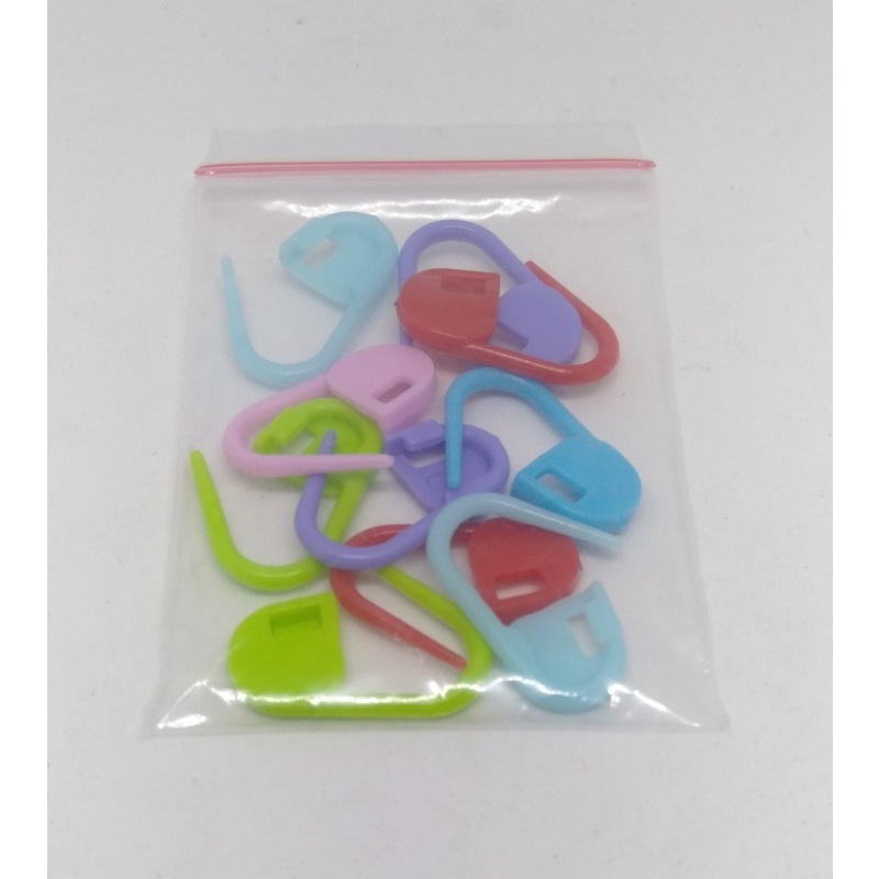 Jual PENITI PLASTIK Penanda Rajutan - Locking Stitch Marker warna ...