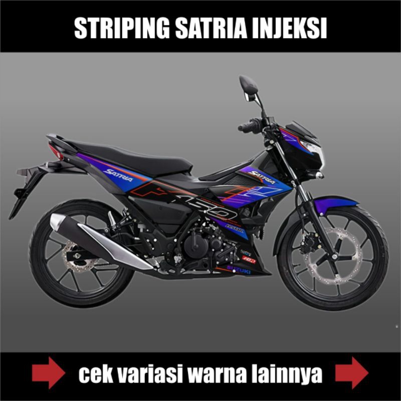 Jual Striping Motor Satria F 150 Injeksi Livery Cyber City / Stiker ...