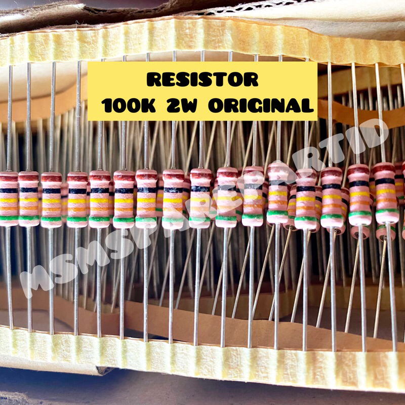 Jual RESISTOR 100K 2W ORIGINAL | Shopee Indonesia