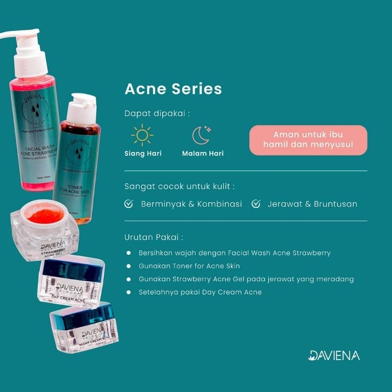 Cara Menggunakan Skincare Daviena