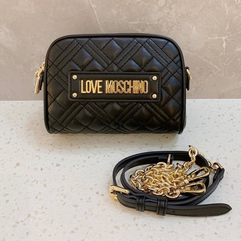 Jual Love Moschino Mini Camera Bag Black Shopee Indonesia