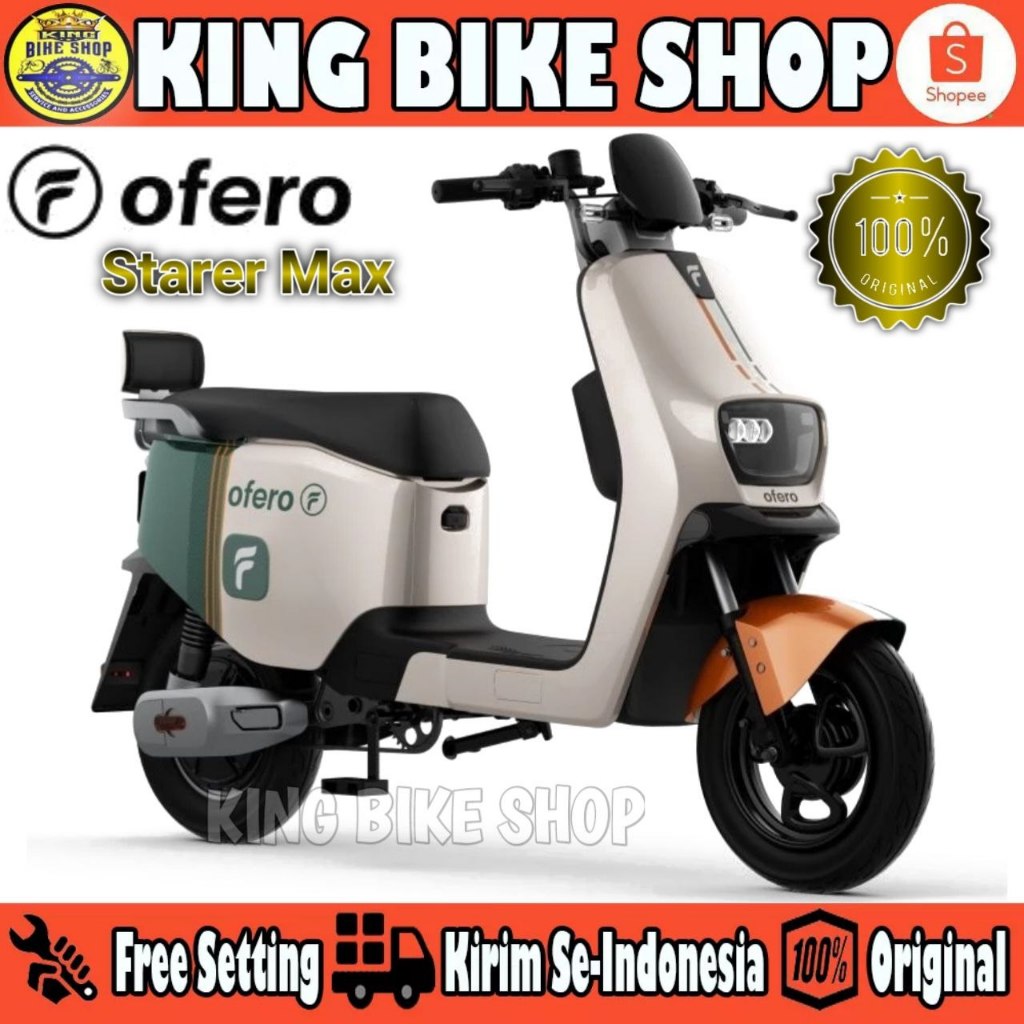 Jual Sepeda Motor Listrik Electric E Bike Ofero Stareer Max Watt