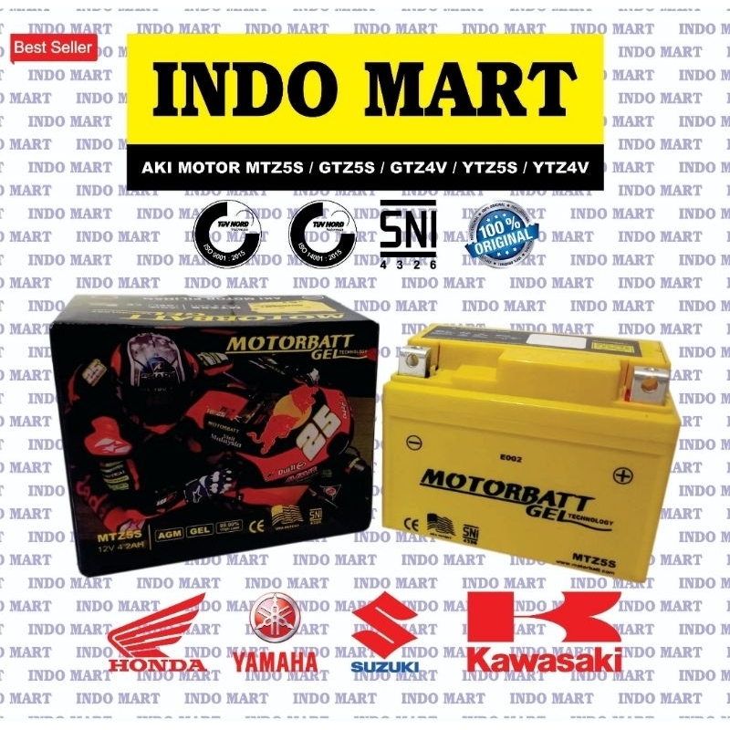 Jual Aki Motor Honda Beat Vario 110 Supra X 125 Scoopy Revo Spacy Blade