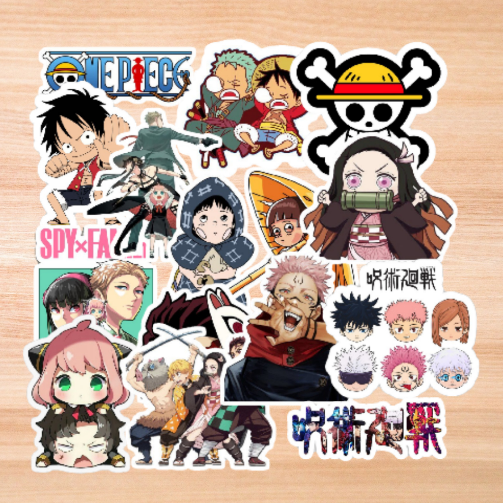 Jual Sticker Anime 1 | stiker kartun jepang cartoon animasi musisi hp