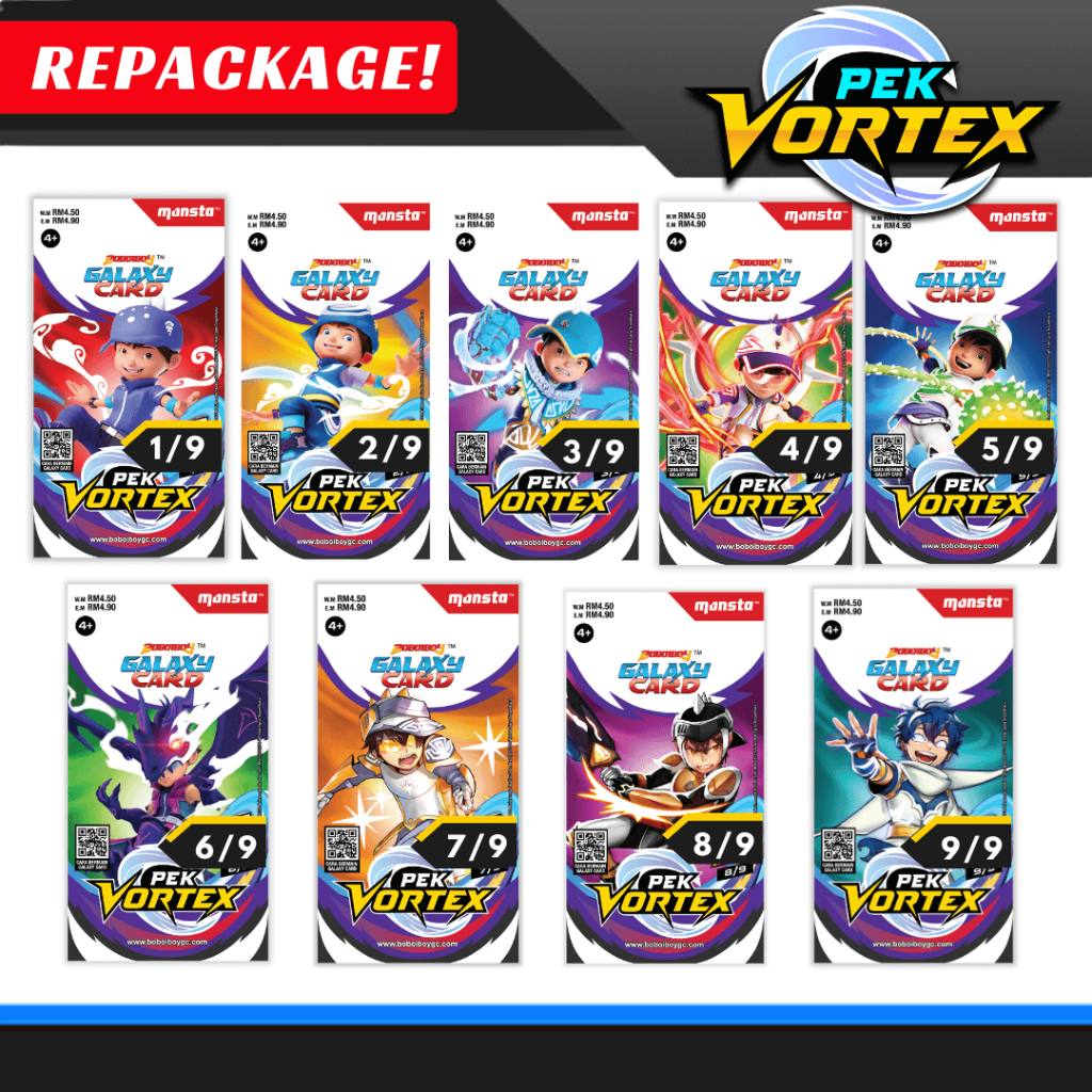 Jual Komplit - Boboiboy Galaxy Card Original Monsta Malaysia | Shopee ...