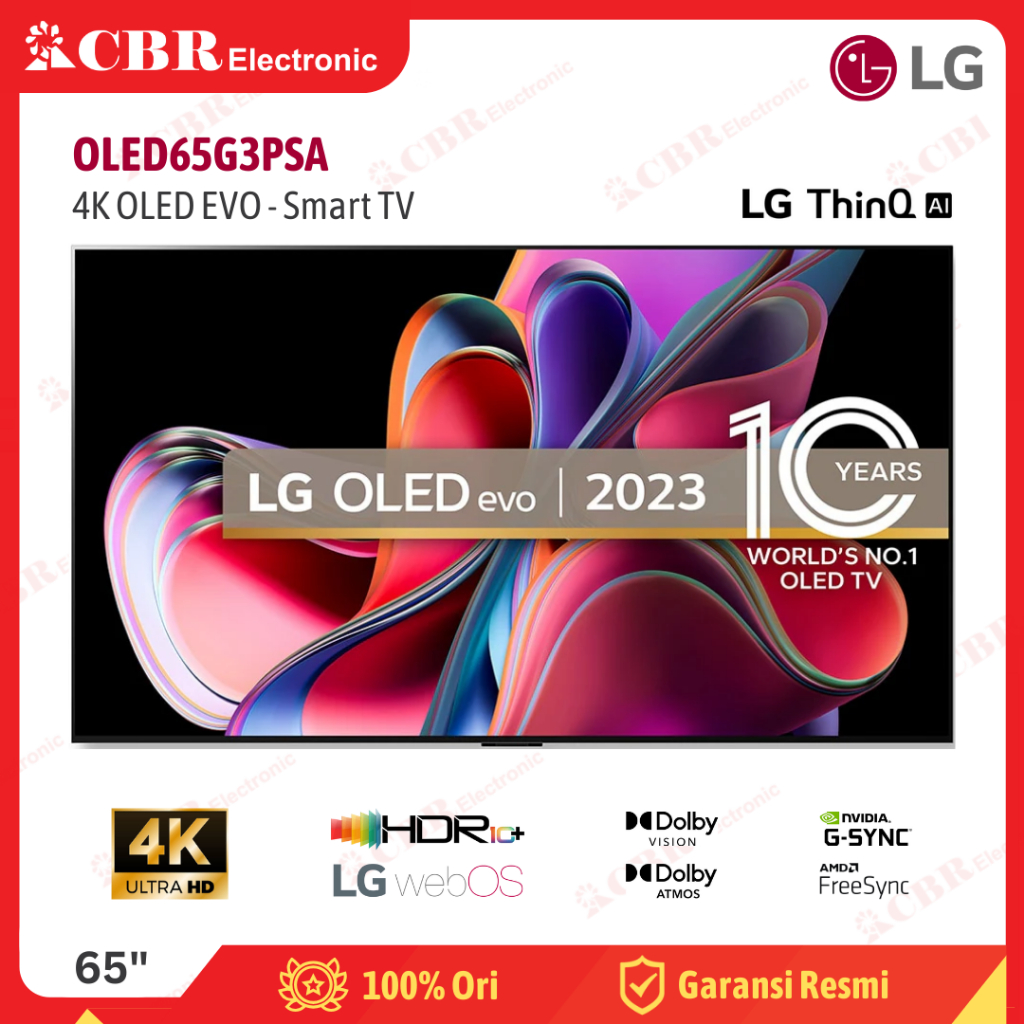 Jual TV LG 65 Inch LED OLED65G3PSA (OLED evo4K Dolby VisionDolby