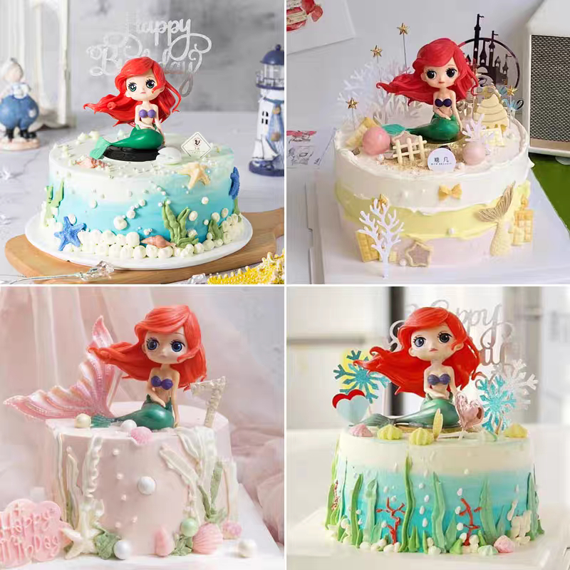 Jual Cake Topper Ariel Putri Duyunghiasan Kue Tema Ikan Duyung Princess Ariel Figure Ariel 8169