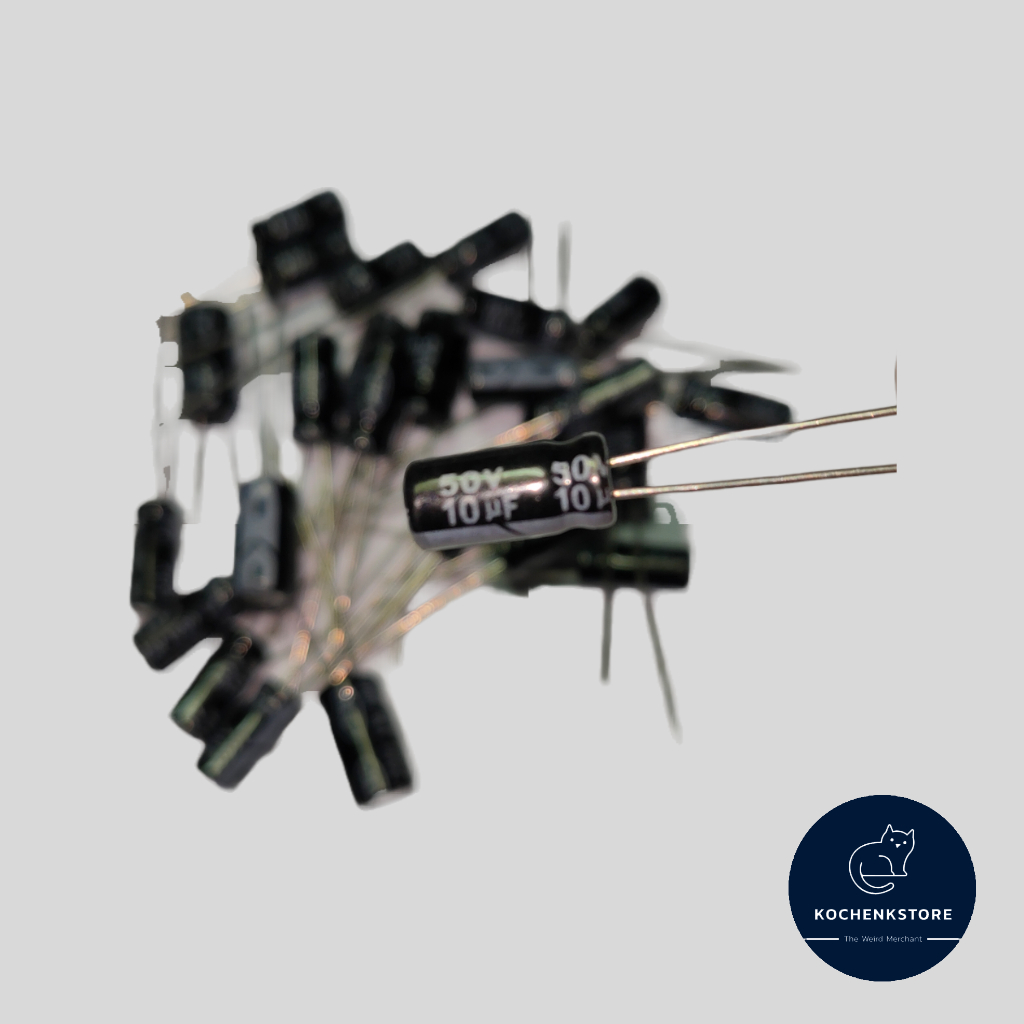 10 Stück Elko Kondensator FC 10uF 50V 105°C Low Impedance Kondensator Radial, 5 X 11mm