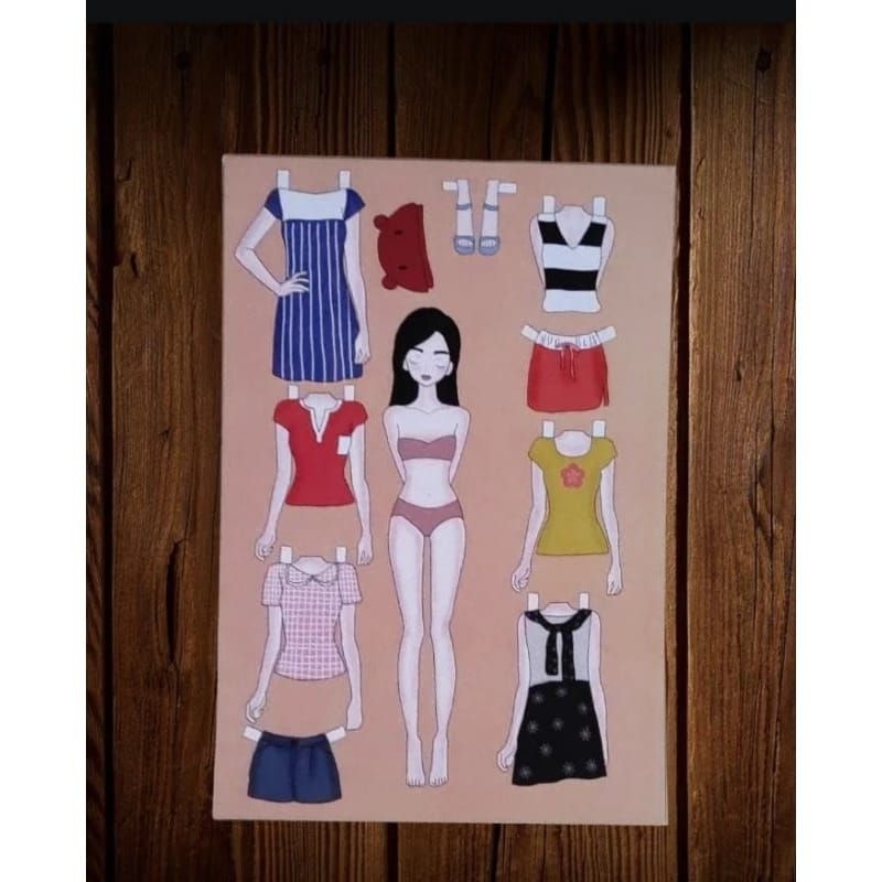 Jual KIYOWO BP BPAN//ORANG ORANGAN//PAPER DOLL//MAINAN KERTAS//MAINAN ...