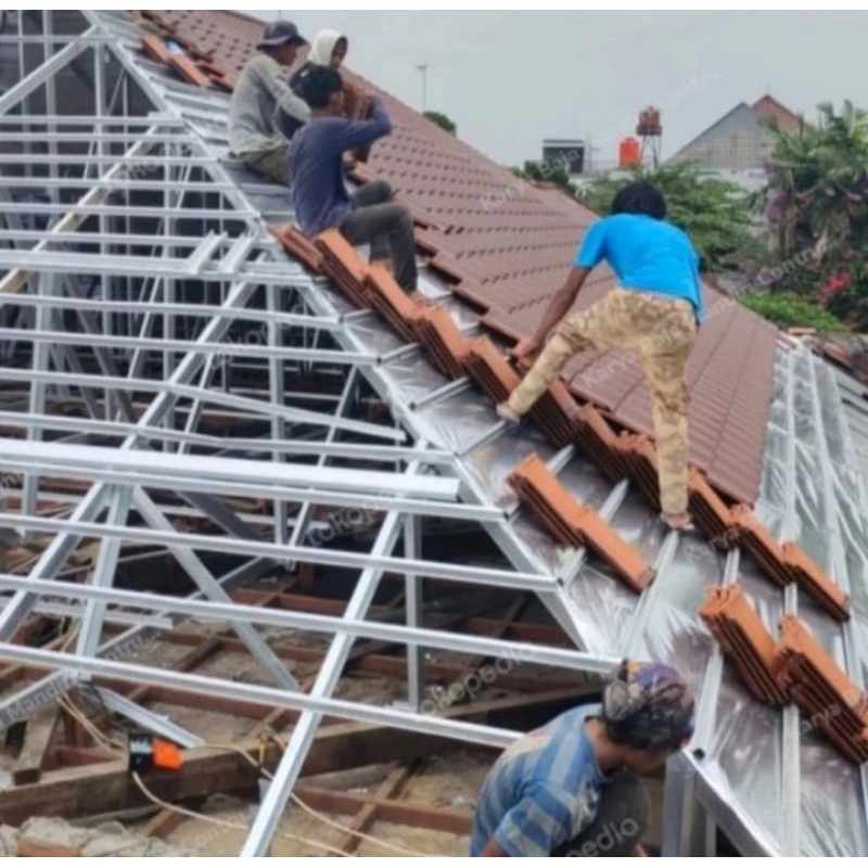 Jual Tukang Specialist Atap Rumah Pemasangan Konstruksi Atap Baja ...