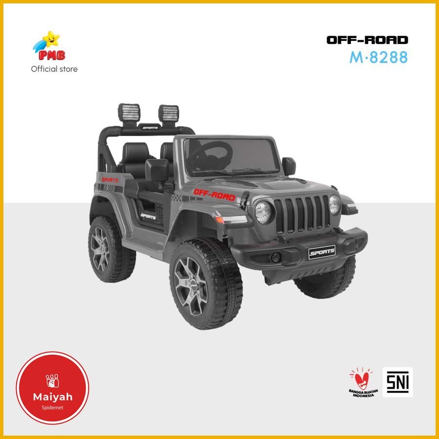Jual Mainan Anak Mobil Remote Aki Rally Art Off Road Ban Karet EVA ...