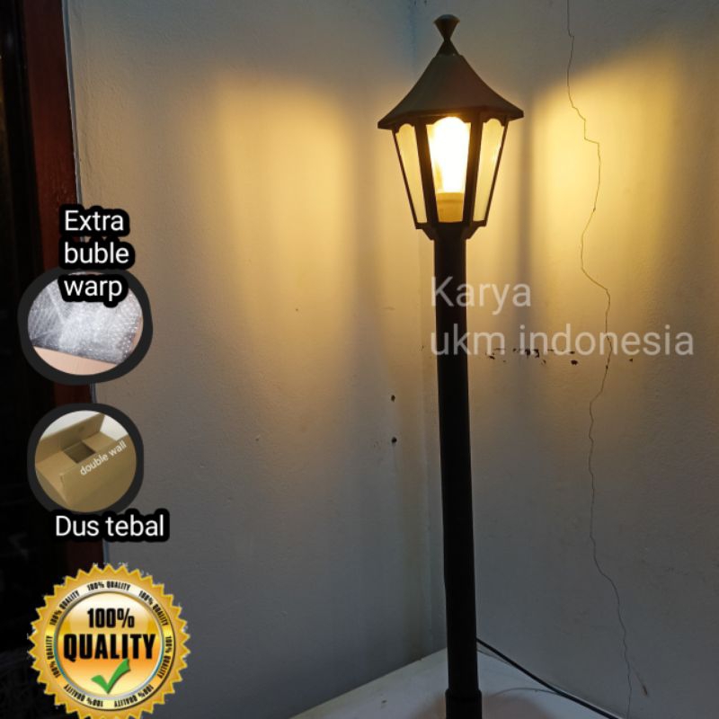 Jual Lampu Hias Taman Outdoor Tiang Besi Lampu Halaman Rumah Shopee