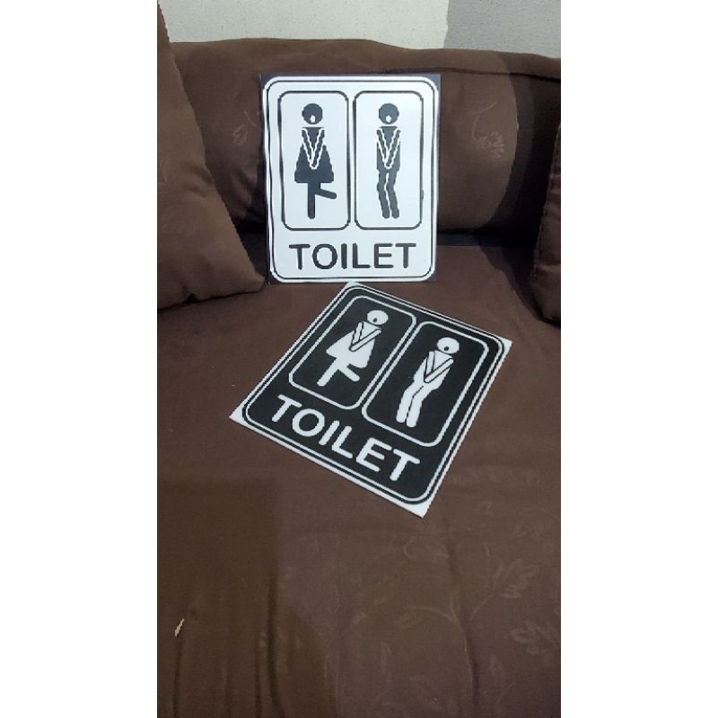 Jual Sign Board Toilet Tanda Tulisan Toilet Shopee Indonesia 8715