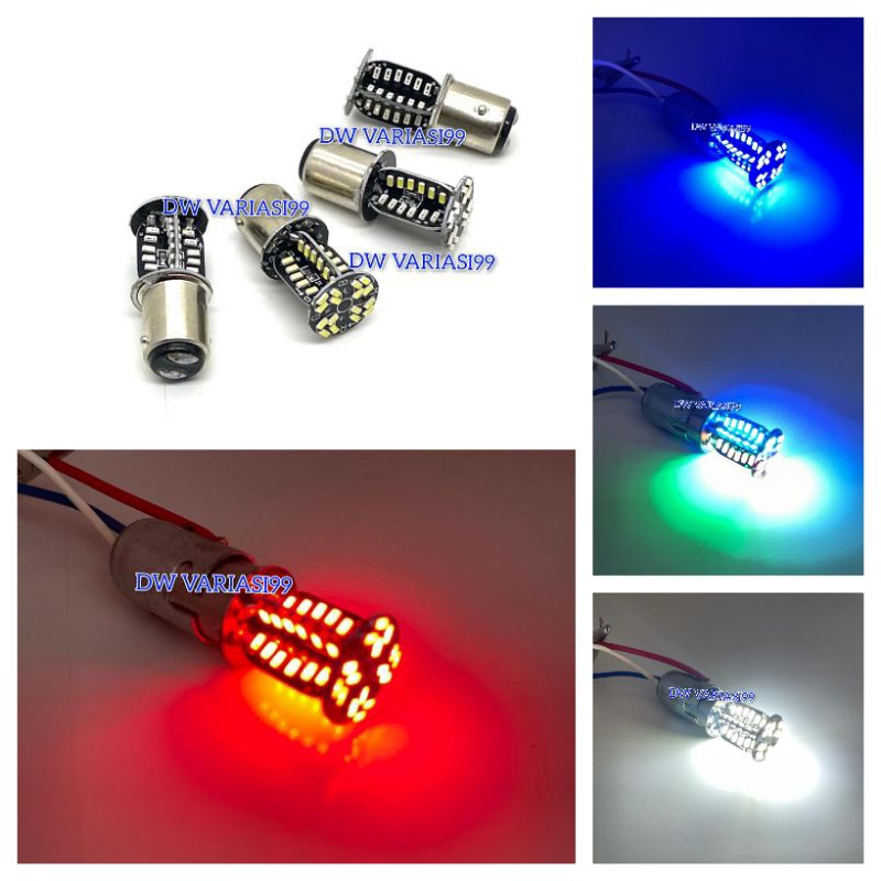 Jual Bholam Lampu Stop Rem 64 LED Putar Universal Motor/Mobil 12v Kaki ...