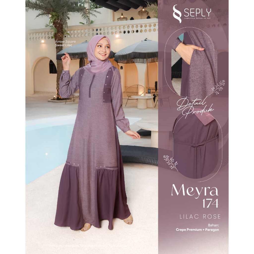 Jual DRESS ONLY SEPLY ORIGINAL MEYRA 174 LILAC ROSE MEYRA 174 NAVY BLUE ...