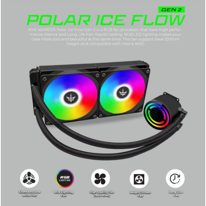 Jual FAN LIQUID COOLER RGB INTEL DAN AMD Shopee Indonesia