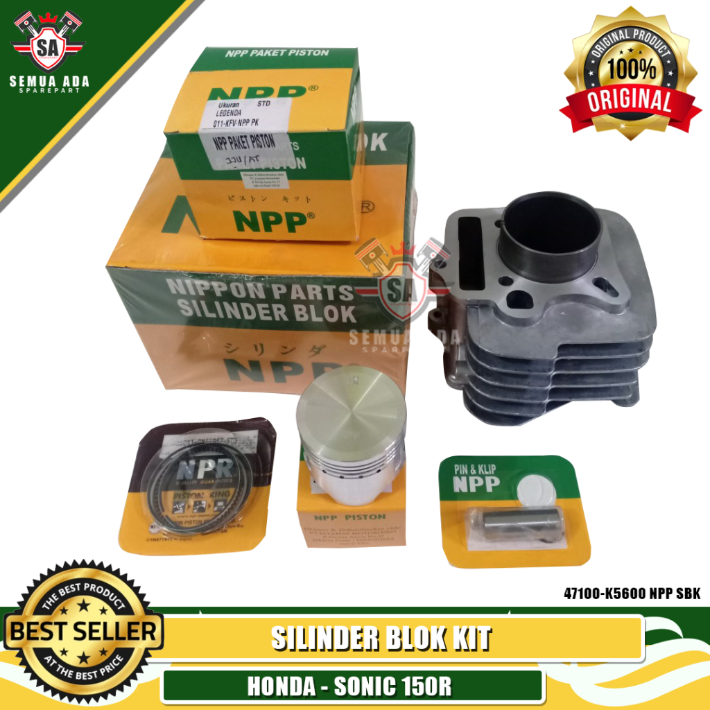 Jual Blok Seher Kit Honda Sonic R Boring Block Seher Cylinder Blok Plus Piston Kit Sepaket