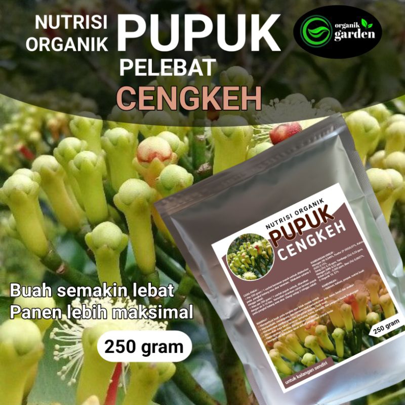 Jual Pupuk Pelebat Buah CENGKEH | Booster Nutrisi Organik 250gram ...