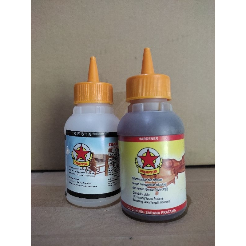 Jual Lem Epoxy Resin Hardener Bintang Champstar Gram Lem Kayu Shopee Indonesia