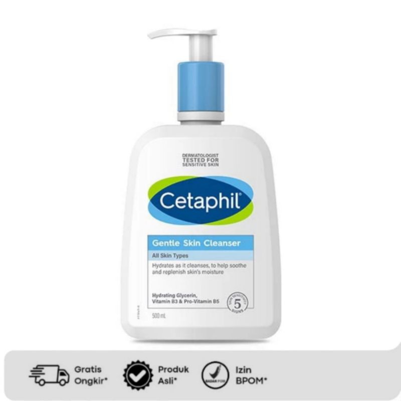 Jual Cetaphil Gentle Skin Cleanser Dengan Propylene Glycol 500ml