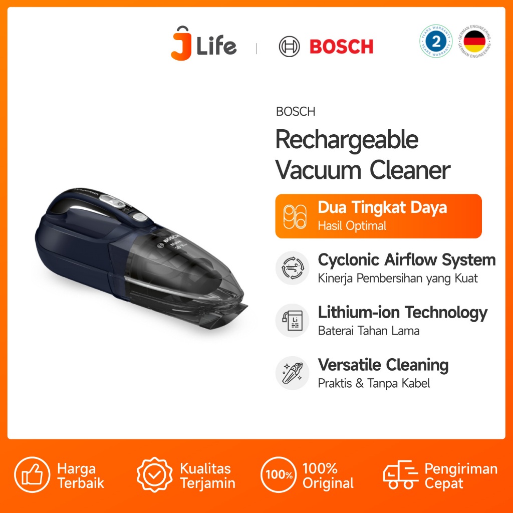 Jual Jlife Bosch BHN20L Rechargeable Vacuum Cleaner Move Lithium