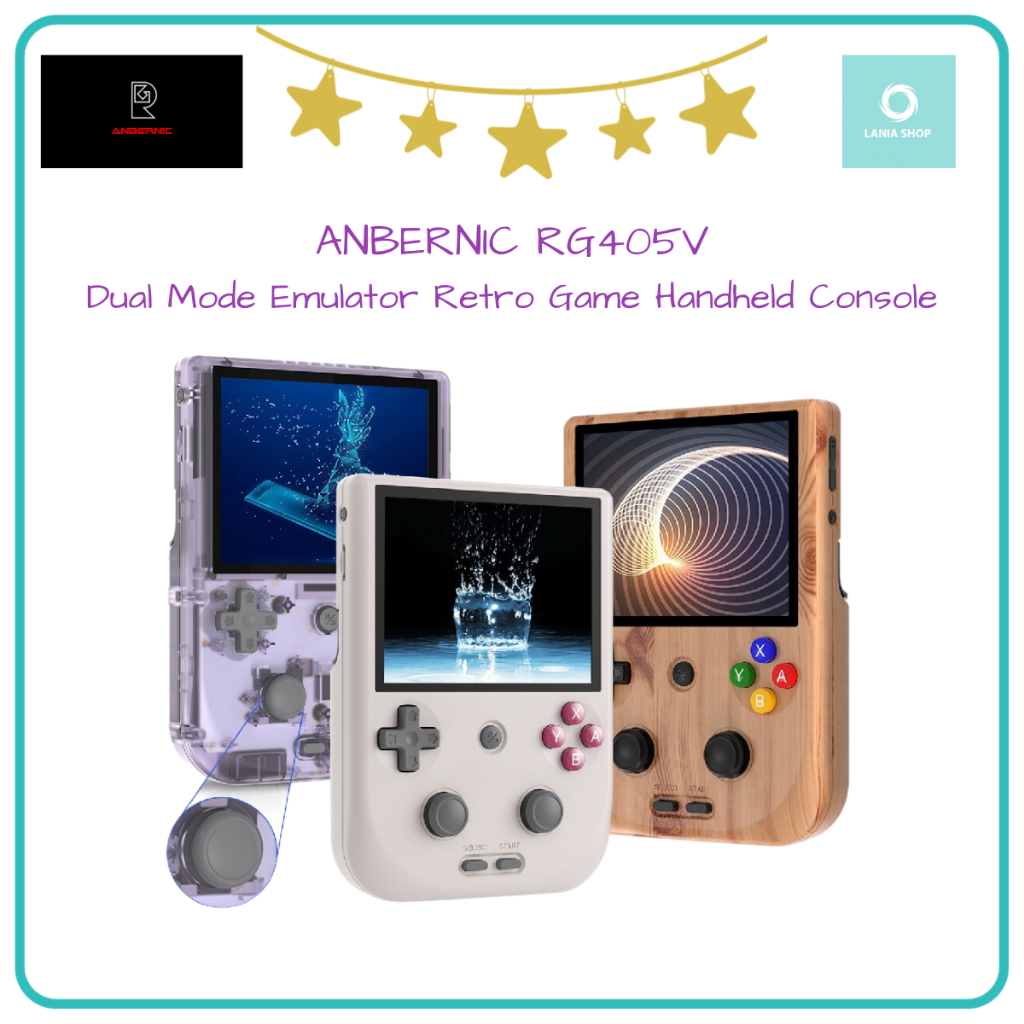 Jual ANBERNIC RG405V Dual Mode Emulator Retro Game Handheld Console ...